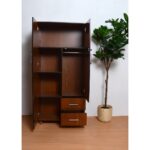 دولاب ملابس من خشب الكونتر بتصميم عصري