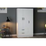 ⁦دواليب خشب كونتر أبيض بتصميم أنيق⁩ - الصورة ⁦15⁩