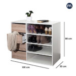 ⁦تنظيم الأحذية أصبح أسهل مع هذا التصميم العملي.⁩ - الصورة ⁦3⁩