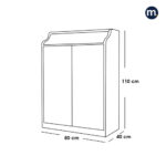 جزامة متعددة الأرفف لتخزين الأحذية بسهولة