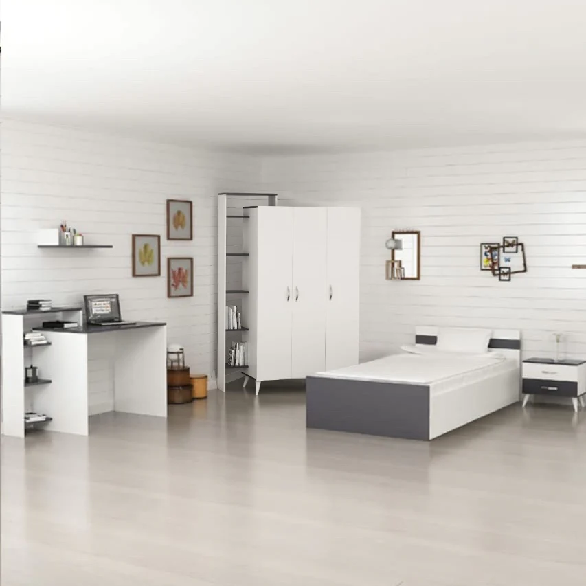 Windsor Bedroom | دولاب كبير + سرير سوبر كينج أو 2 سرير 120 | ضمان 10 سنوات غرفة نوم Windsor Bedroom بتصميم فاخر، سرير تنجيد فاخر ومريح، دولاب كبير، 2 كومود، وتسريحة أو مكتب. ضمان 10 سنوات. استمتع بالفخامة مع Windsor Bedroom، سرير تنجيد فاخر ومريح، دولاب كبير، 2 كومود، وتسريحة أو مكتب. ضمان 10 سنوات.