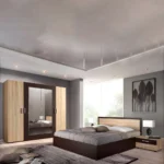 Elite Bedroom | دولاب كبير + سرير سوبر كينج أو 2 سرير 120 | ضمان 10 سنوات غرفة نوم Elite Bedroom الفاخرة تشمل سرير تنجيد فاخر ومريح، دولاب كبير، 2 كومود، وتسريحة أو مكتب. ضمان 10 سنوات.