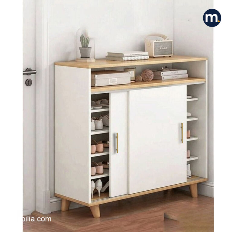 تصميم عصري يناسب الشقق الحديثة ويوفر مساحة تخزين مثالية للأحذية اليومية.