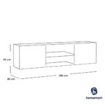 Crystal TV Unit | وحدة تليفزيون خشب كونتر Soft Close وأرجل زان طبيعي وحدة Crystal TV Unit مع مفصلات Soft Close وأكسسوارات إيطالي وأرجل زان طبيعي. تخزين ذكي ومساحة واسعة مع تصميم عصري يرفع ديكور الغرفة.