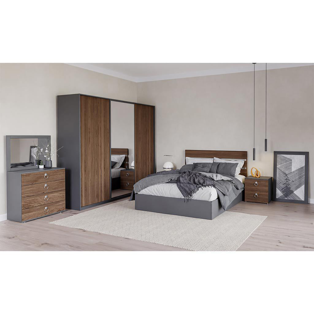 Forest | سرير سوبر كينج أو 2 سرير 120 + دولاب كبير | ضمان 10 سنوات غرفة نوم Forest بتصميم طبيعي وعصري، دولاب كبير، سرير سوبر كينج أو 2 سرير 120، 2 كومود، وتسريحة أو مكتب. ضمان 10 سنوات. راحة وفخامة مع Forest، دولاب كبير، سرير سوبر كينج أو 2 سرير 120، 2 كومود، وتسريحة أو مكتب. ضمان 10 سنوات.