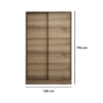 دولاب ملابس من خشب الكونتر بتصميم مودرن يجمع بين المتانة والأناقة.