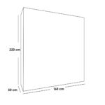 ⁦29. غرفة نوم مودرن أسود موديل Black Star للبيع⁩ - الصورة ⁦2⁩