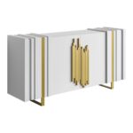 بوفيه سفرة عصري من خشب الزان الطبيعي