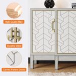 بوفيه سفرة خشب زان وكونتر طبيعي