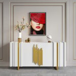 ⁦بوفيه سفرة عصري من خشب الزان الطبيعي⁩ - الصورة ⁦2⁩