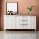 ⁦بوفيه سفرة خشب زان تصميم مودرن راقي⁩ - الصورة ⁦3⁩