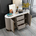 ⁦بوفيه سفرة خشب زان طبيعي عالي الجودة⁩ - الصورة ⁦5⁩