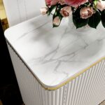 ⁦بوفيه سفرة مودرن خشب زان وكونتر طبيعي⁩ - الصورة ⁦9⁩