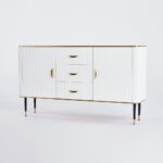 ⁦بوفيه سفرة مودرن خشب زان وكونتر طبيعي⁩ - الصورة ⁦12⁩