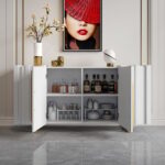 ⁦بوفيه سفرة عصري من خشب الزان الطبيعي⁩ - الصورة ⁦11⁩