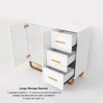 ⁦بوفيه سفرة مودرن خشب طبيعي تصميم فاخر⁩ - الصورة ⁦12⁩